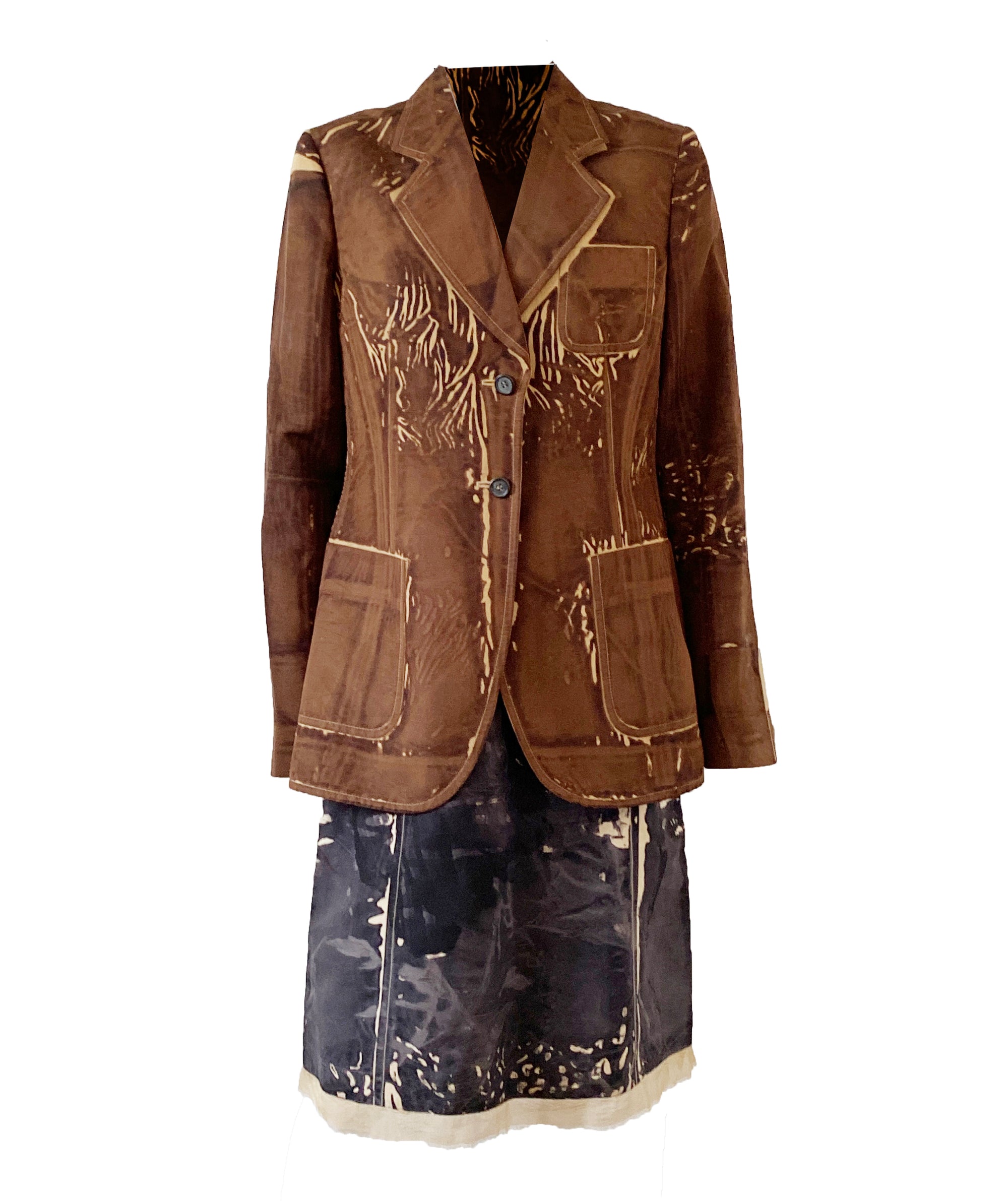 PRADA SS2005 Silk Set L