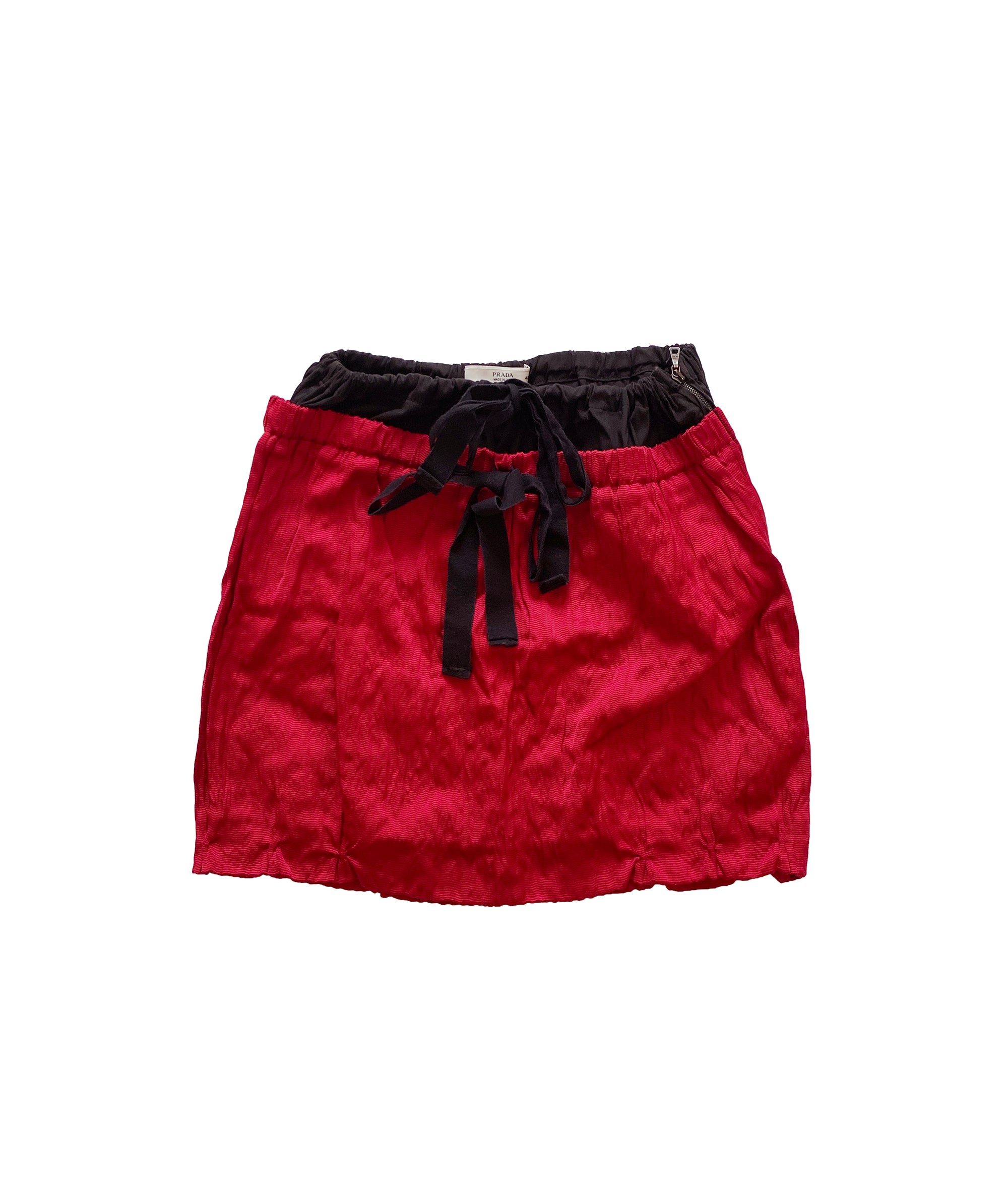 PRADA SS 2009 Carmine Mini Skirt S