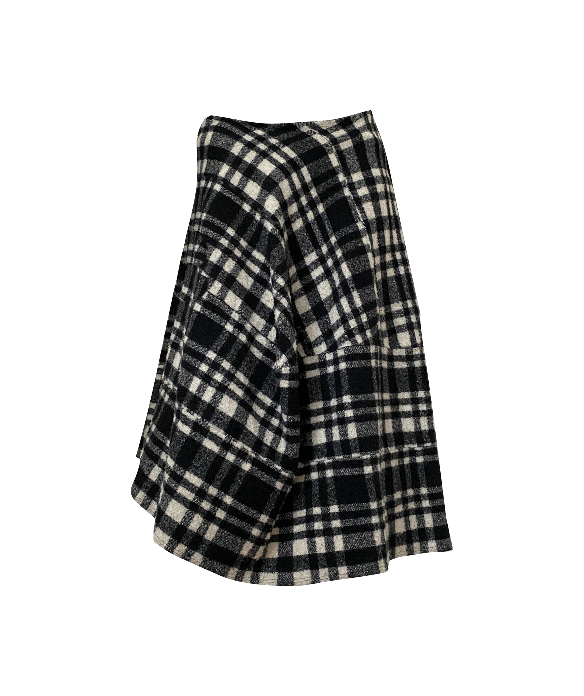 COMME DES GRAÇONS 2007 Wool Skirt S/M