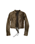 DIRK BIKKEMBERGS Leather Jacket S