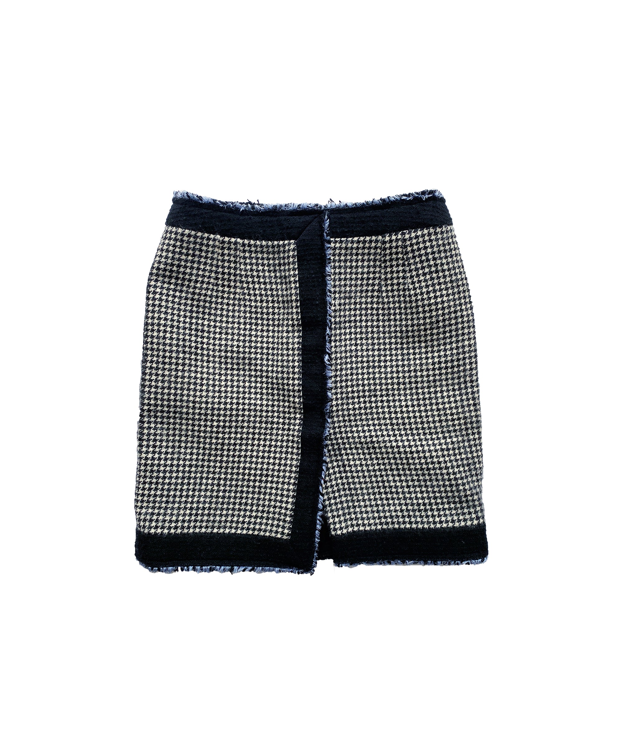 BALENCIAGA PREFALL 2006 Houndstooth Skirt S
