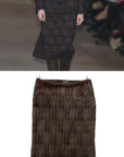 FENDI FW 2002 Hair Skirt S