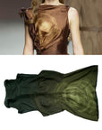 PRADA FW2003 Silk Spiral Top XS/S