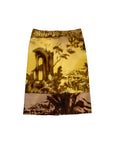 PRADA FW2004 Silk Skirt S