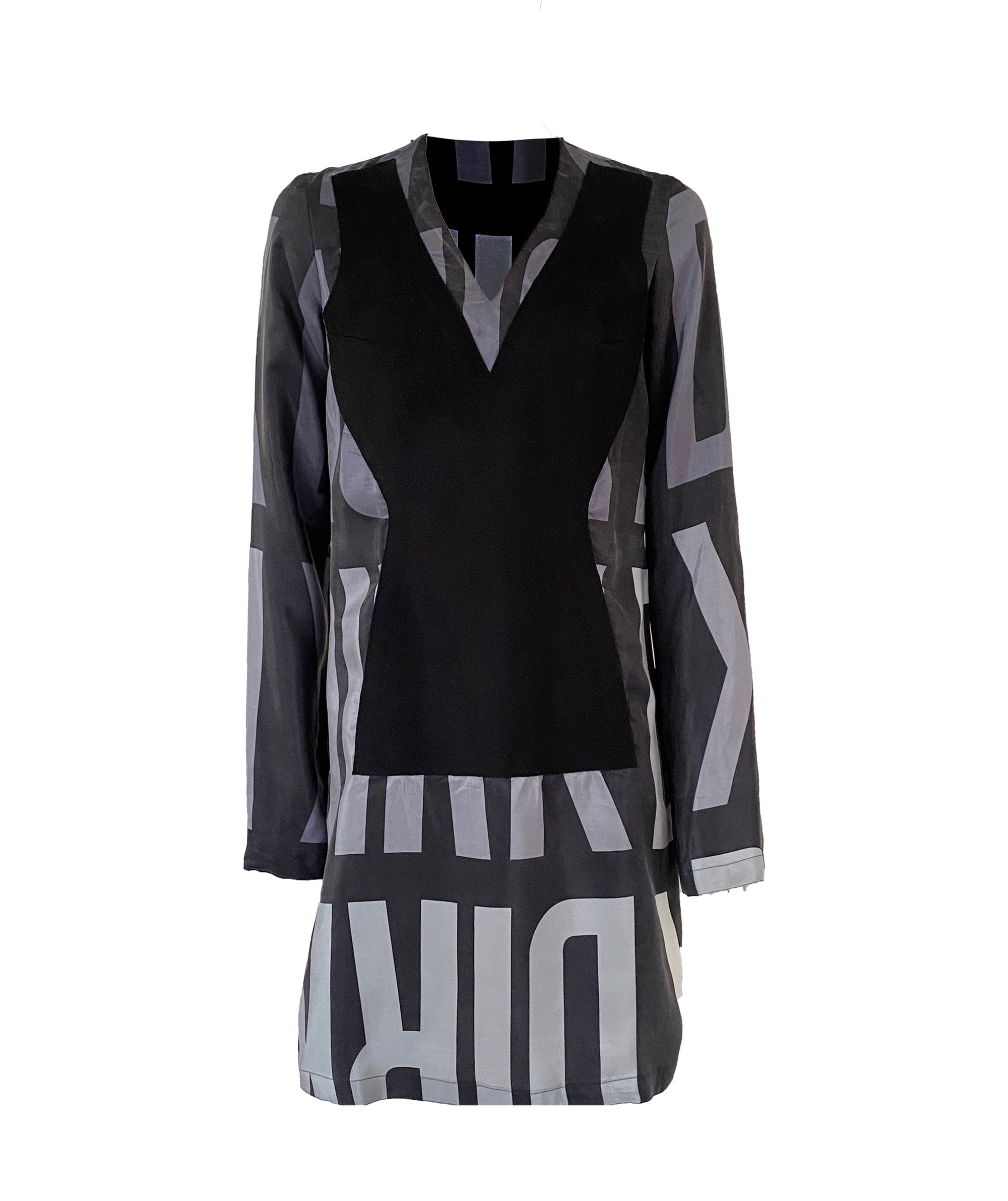DIRK BIKKEMBERGS FW2004 Silk Dress S