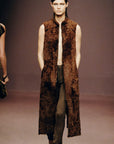 PRADA FW2004 Persian Lamb Skirt S/M