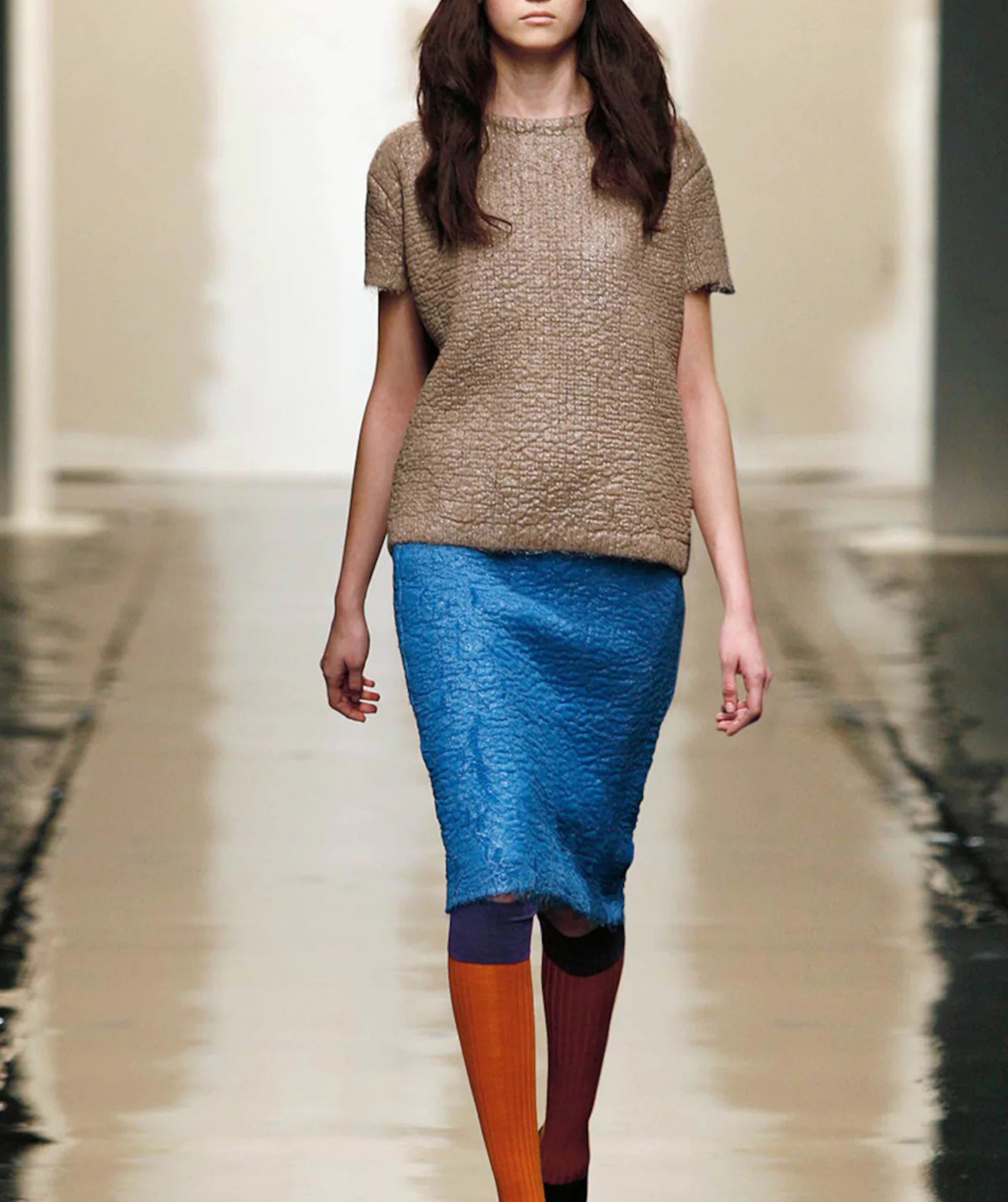 PRADA FW2007 Wool Skirt S
