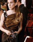 PRADA FW2003 Silk Spiral Top XS/S