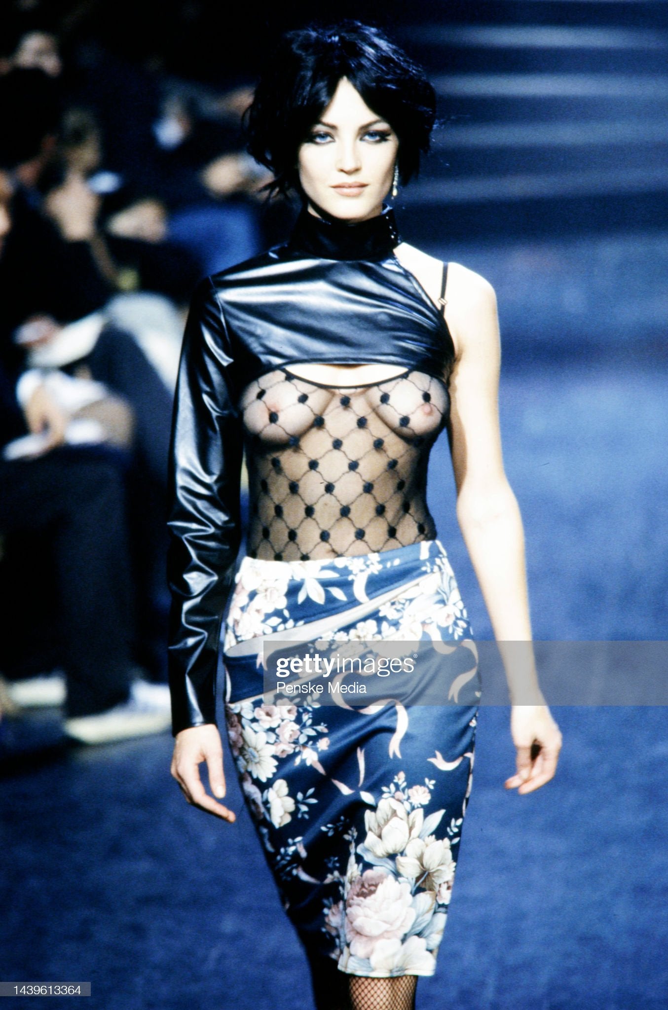 JEAN COLONNA 1997 Mesh Dress XS