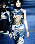 JEAN COLONNA 1997 Mesh Dress XS