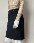 MAISON MARTIN MARGIELA Wool Skirt M