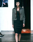 JEAN COLONNA FW1998 Feather Dress XS