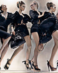 PRADA SS2009 Black Pencil Skirt S