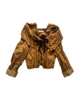 PRADA SS2009 Bronze Jacket M