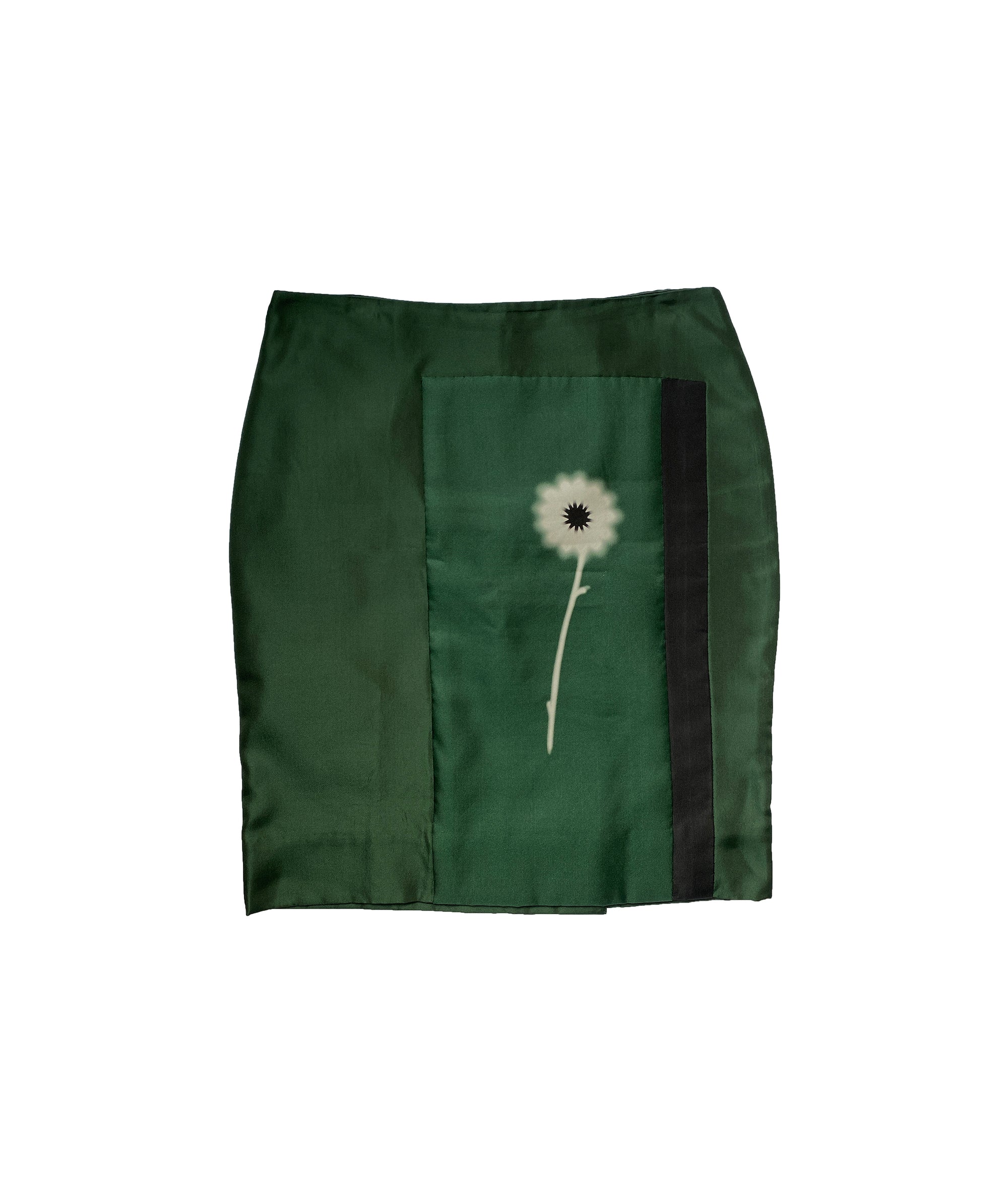 PRADA SS2013 Silk Flower Skirt S