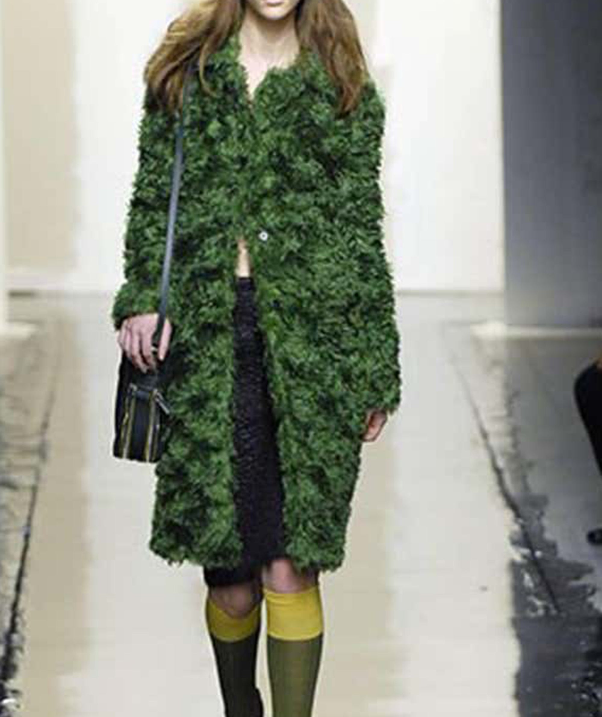PRADA AW2007 Silk Lizard Skirt S