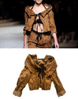 PRADA SS2009 Bronze Jacket M