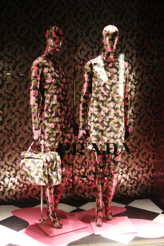 PRADA Pre-Fall2010 Pink Camo Skirt M