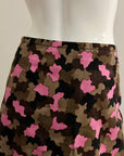 PRADA Pre-Fall2010 Pink Camo Skirt M