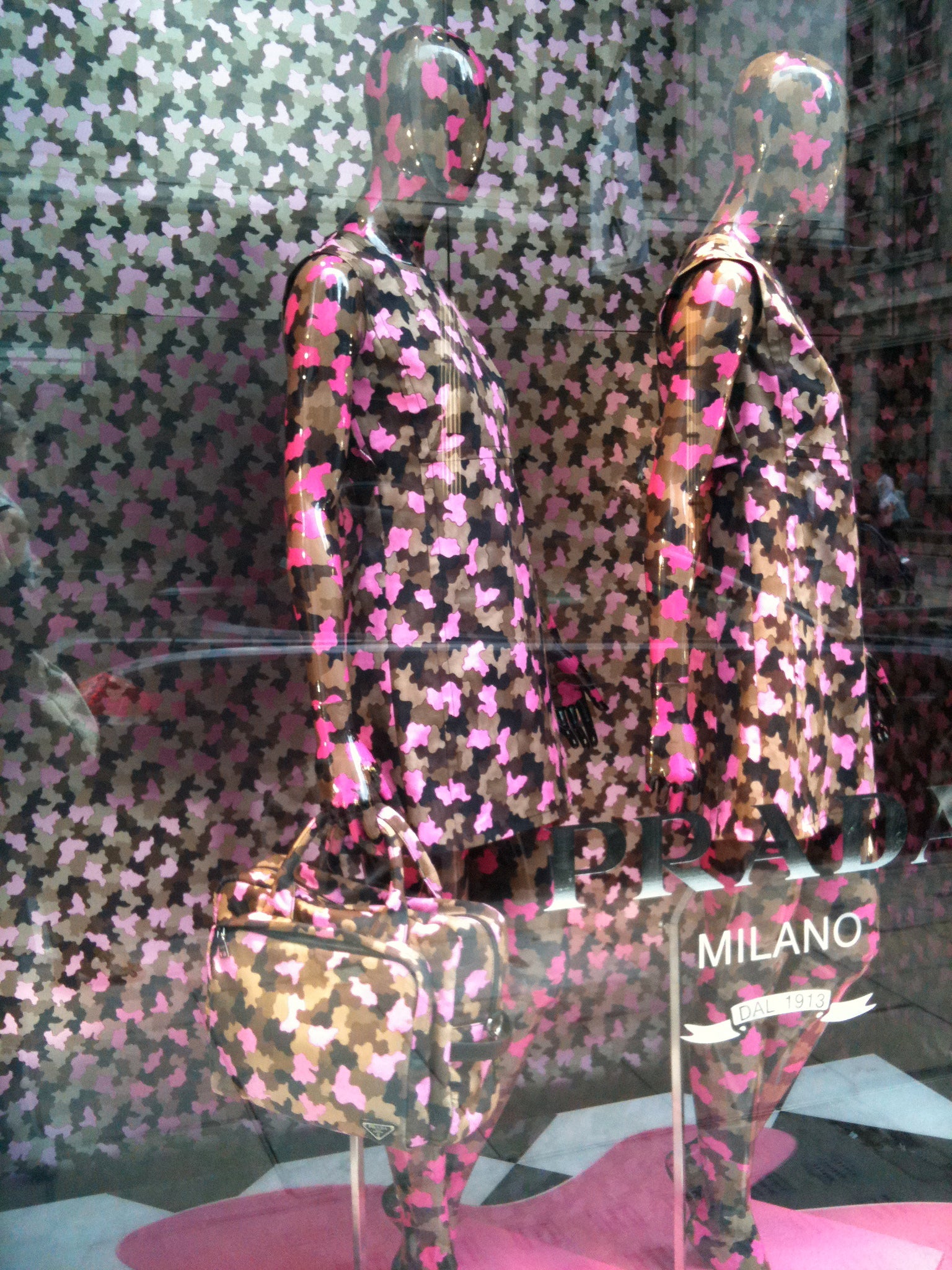 PRADA Pre-Fall2010 Pink Camo Skirt M