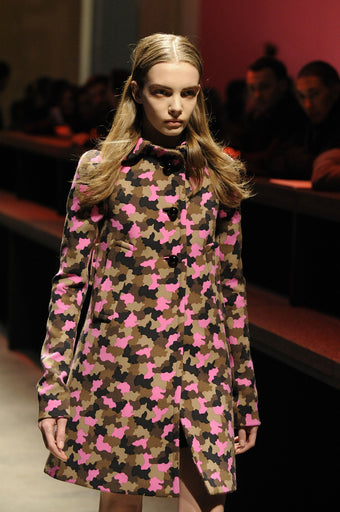 PRADA Pre-Fall2010 Pink Camo Skirt M