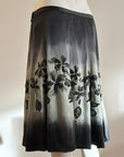 CHRIS JANSSENS Silk Sequin Skirt M