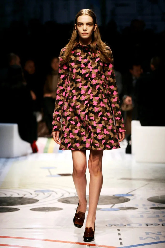 PRADA Pre-Fall2010 Pink Camo Skirt M