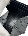 HIROKO HAYASHI Embossed Leather Ballerina Wallet