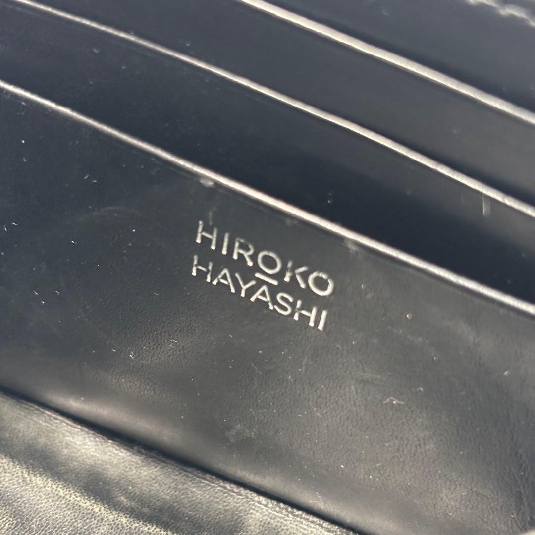HIROKO HAYASHI Embossed Leather Ballerina Wallet