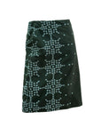 Embroidered Midi Skirt M