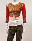 Military Hussar Illusion Top S