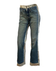 Illusion Denim and Velvet Jeans XS/S