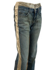 Illusion Denim and Velvet Jeans XS/S