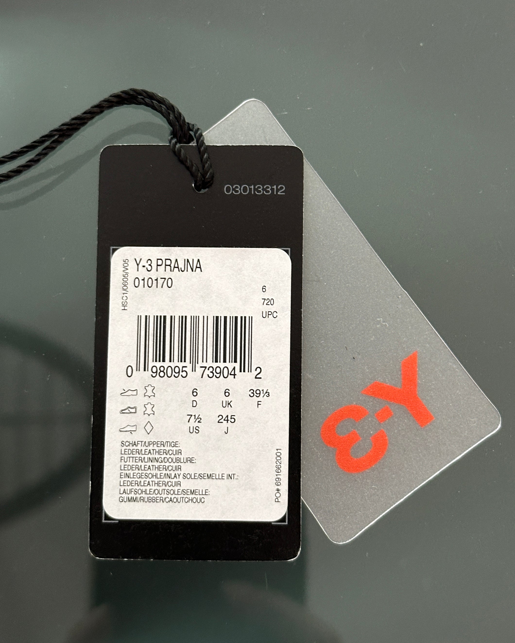 YOHJI YAMAMOTO x Y-3 SS2002 Prajna Sneakers 39 – Archive Club