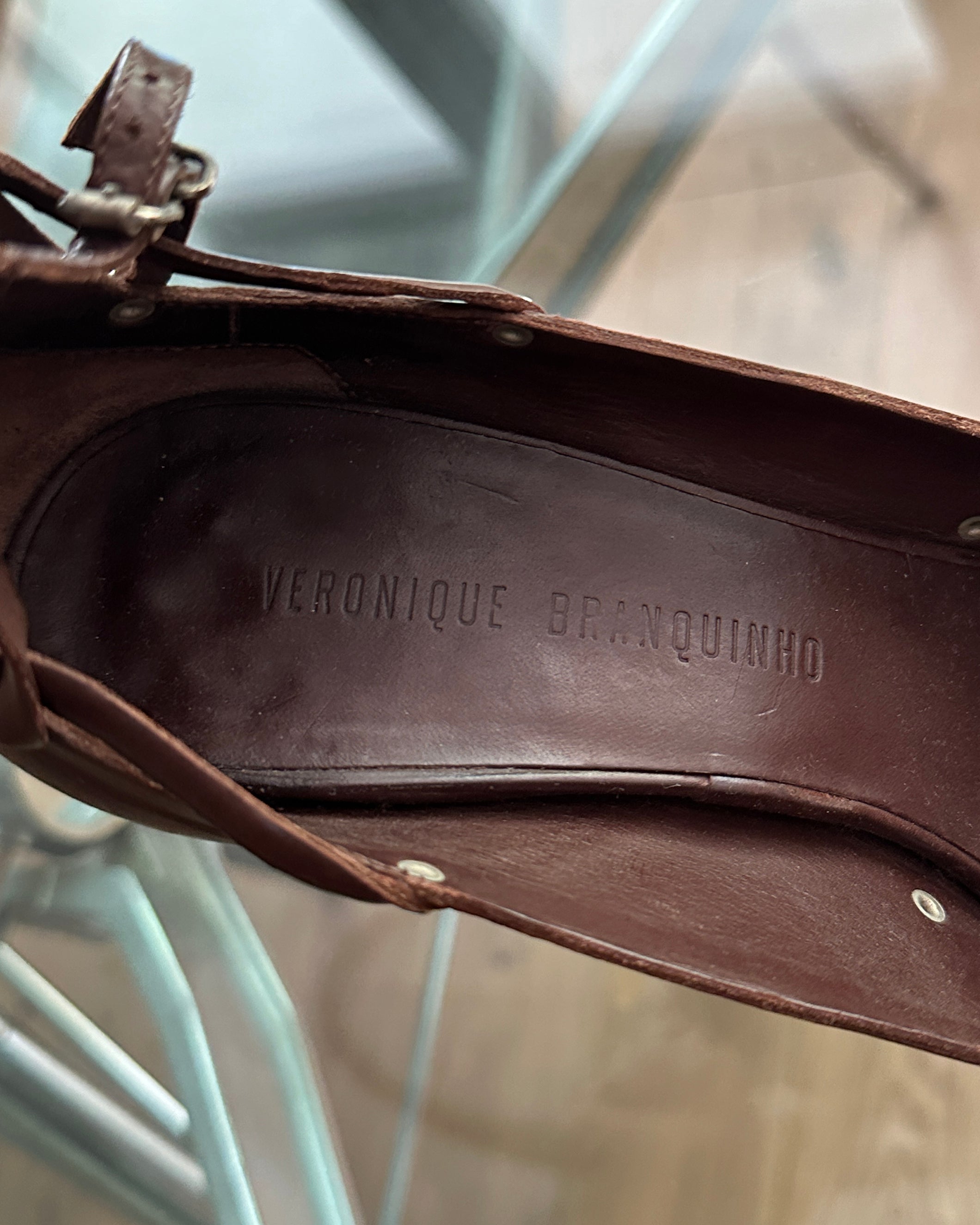 VÉRONIQUE BRANQUINHO Brown Sandals 38