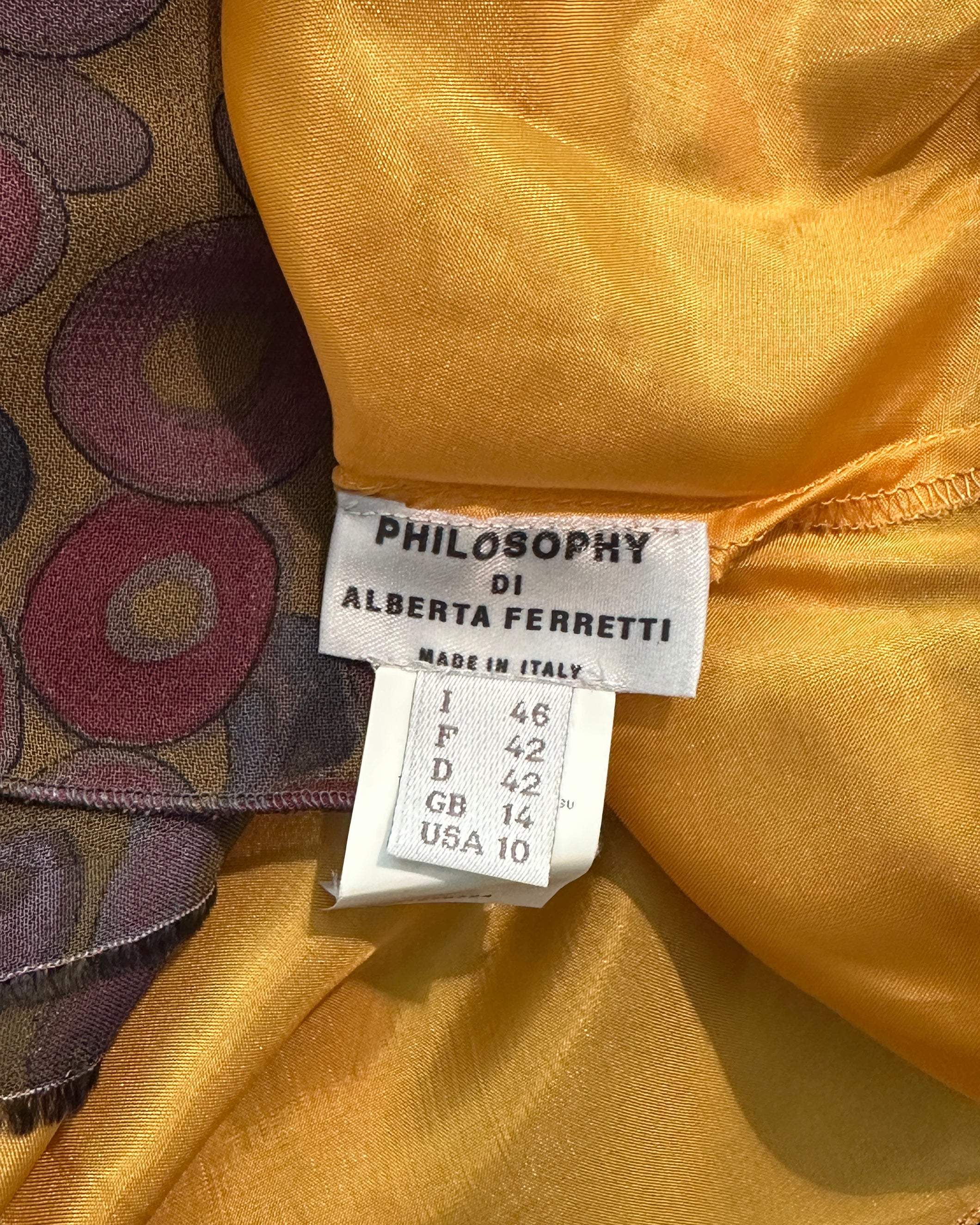 PHILOSOPHY DI ALBERTA FERRETTI Wrap Skirt L