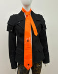 CHRISTOPH BROICH Orange Tie