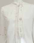 GILLES ROSIER SS2003 Cotton Shirt with Detachable Collar