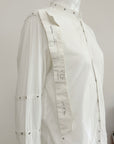 GILLES ROSIER SS2003 Cotton Shirt with Detachable Collar