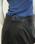 EMPORIO ARMANI Leather Skirt S/M