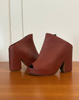 BALENCIAGA Open Toe Slingback Heels 37