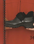 PRADA Sport FW 1998 Black Leather Velcro Shoes 38