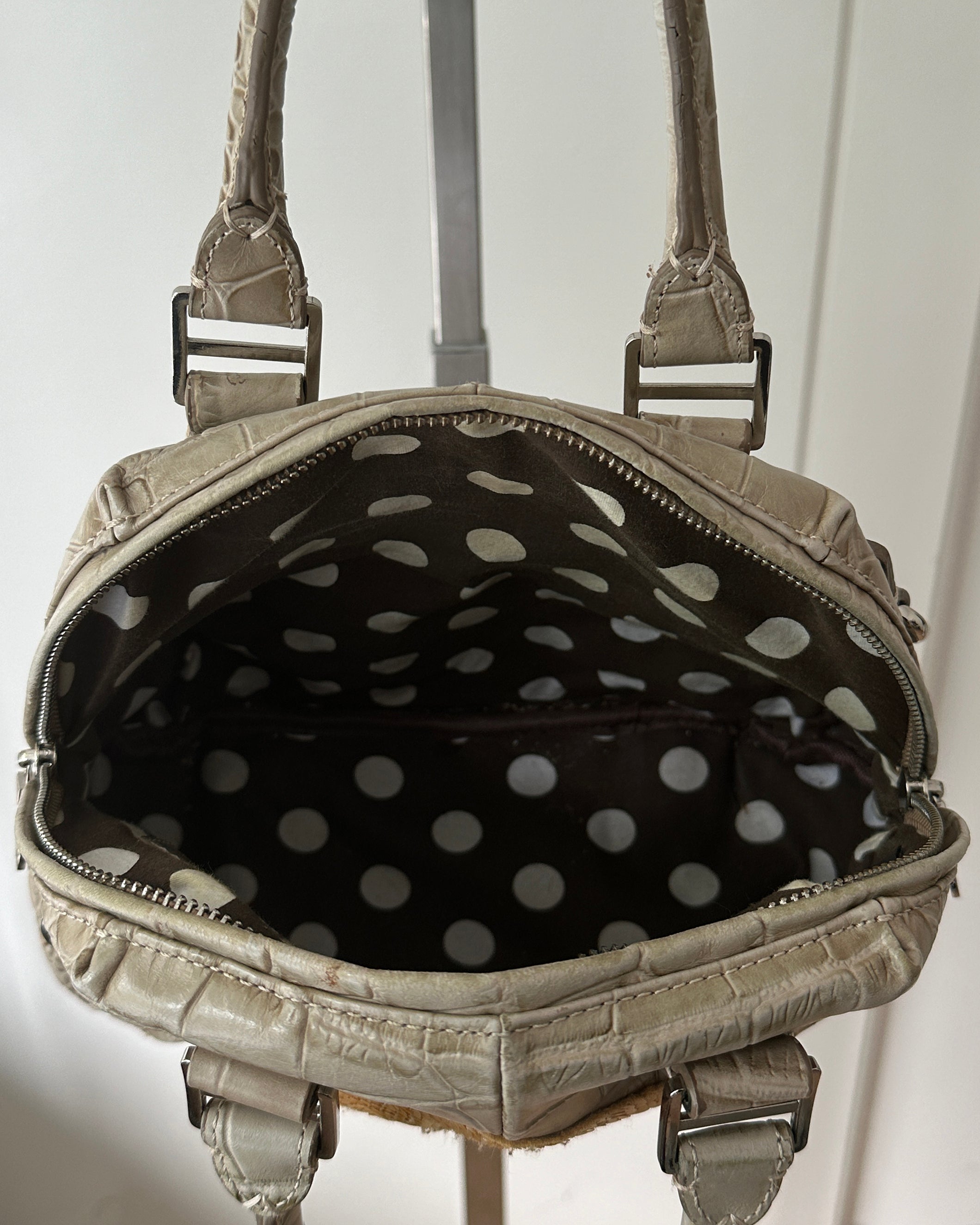 Number 8 Mini Croc Bag