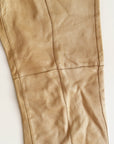 COLLECTION PRIVÉE Metallic Leather Capri Pants XXS