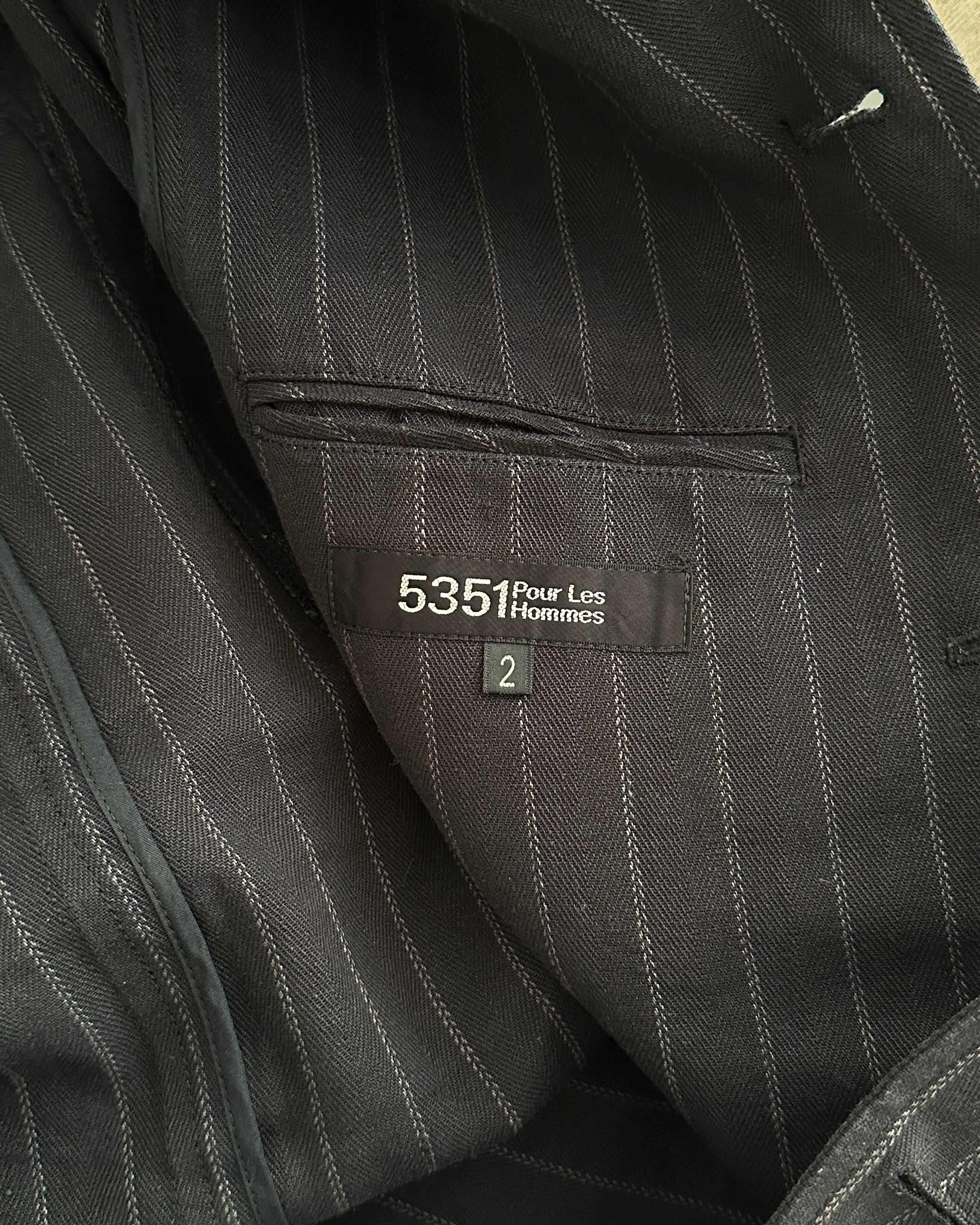 5351 POUR LES HOMMES Navy Jacket S – Archive Club