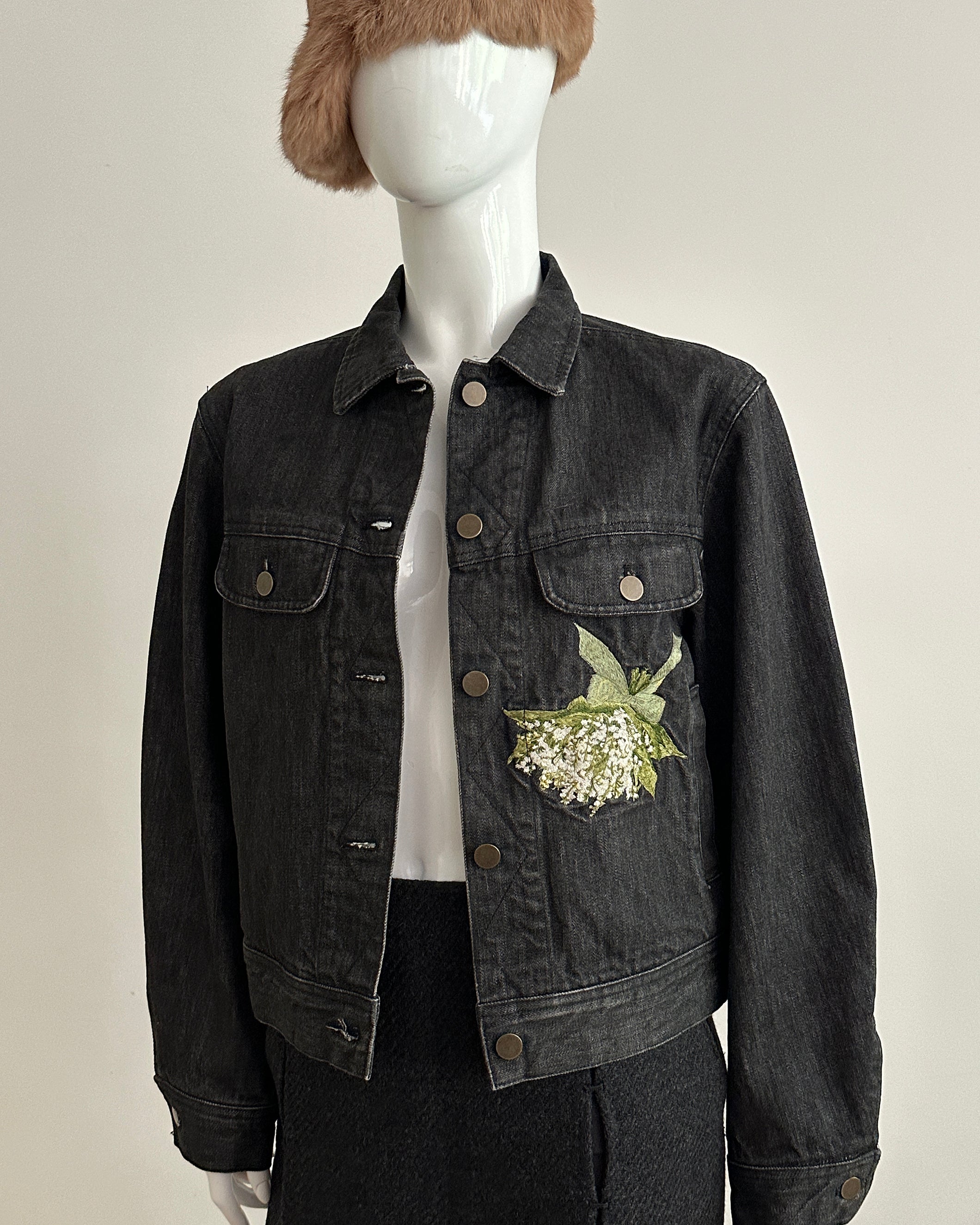 KANEKO ISAO Denim Embroidered Jacket S/M – Archive Club