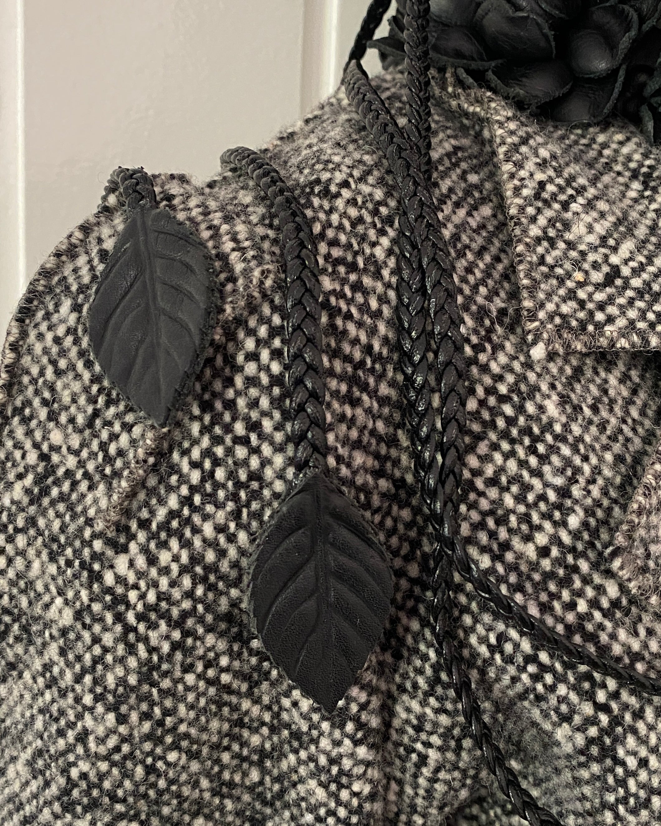 Leather flower belt/necklace