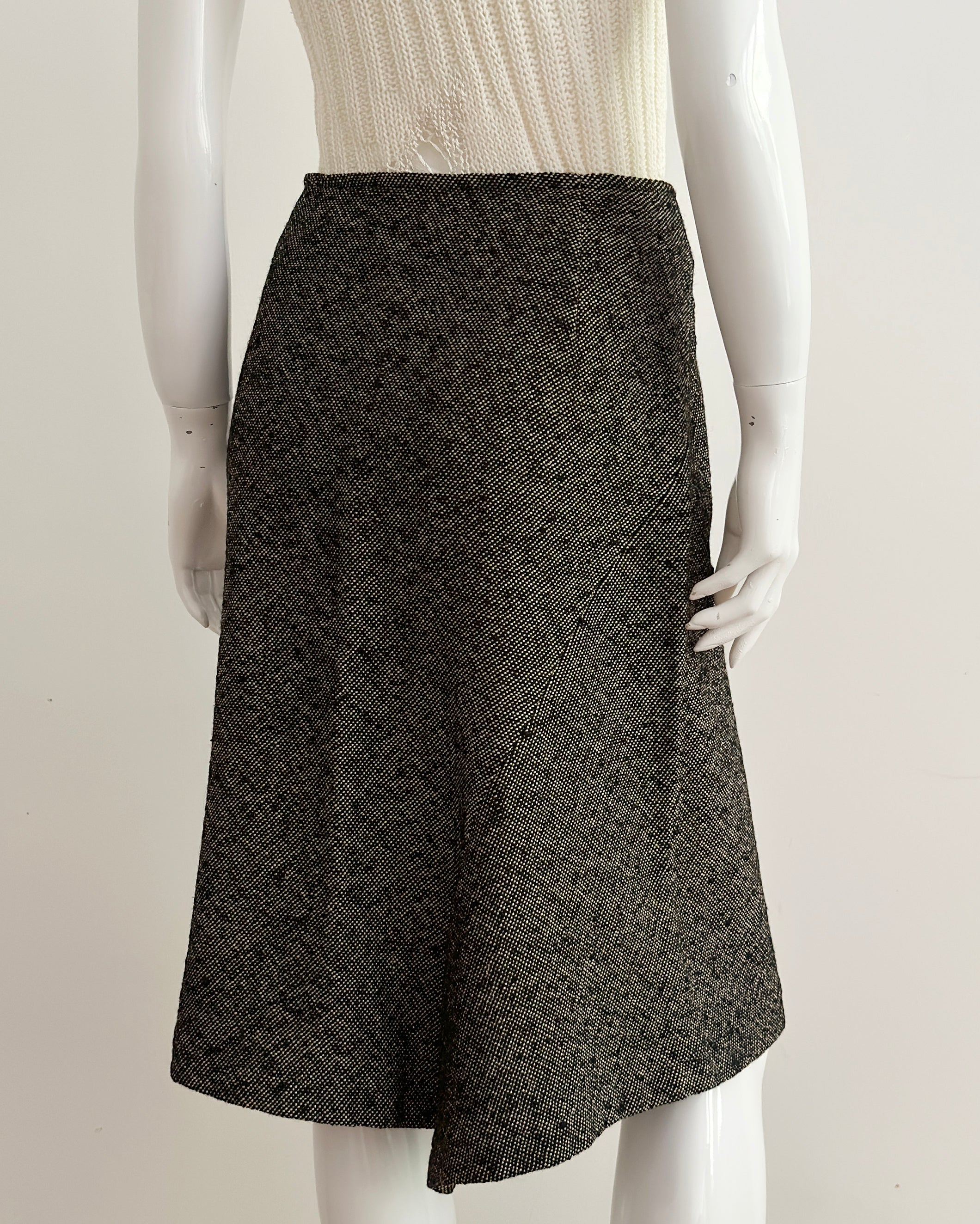 YOHJI YAMAMOTO Wool Skirt S