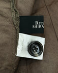 RITSUKO SHIRAHAMA Linen Cotton Sculpted Jacket M