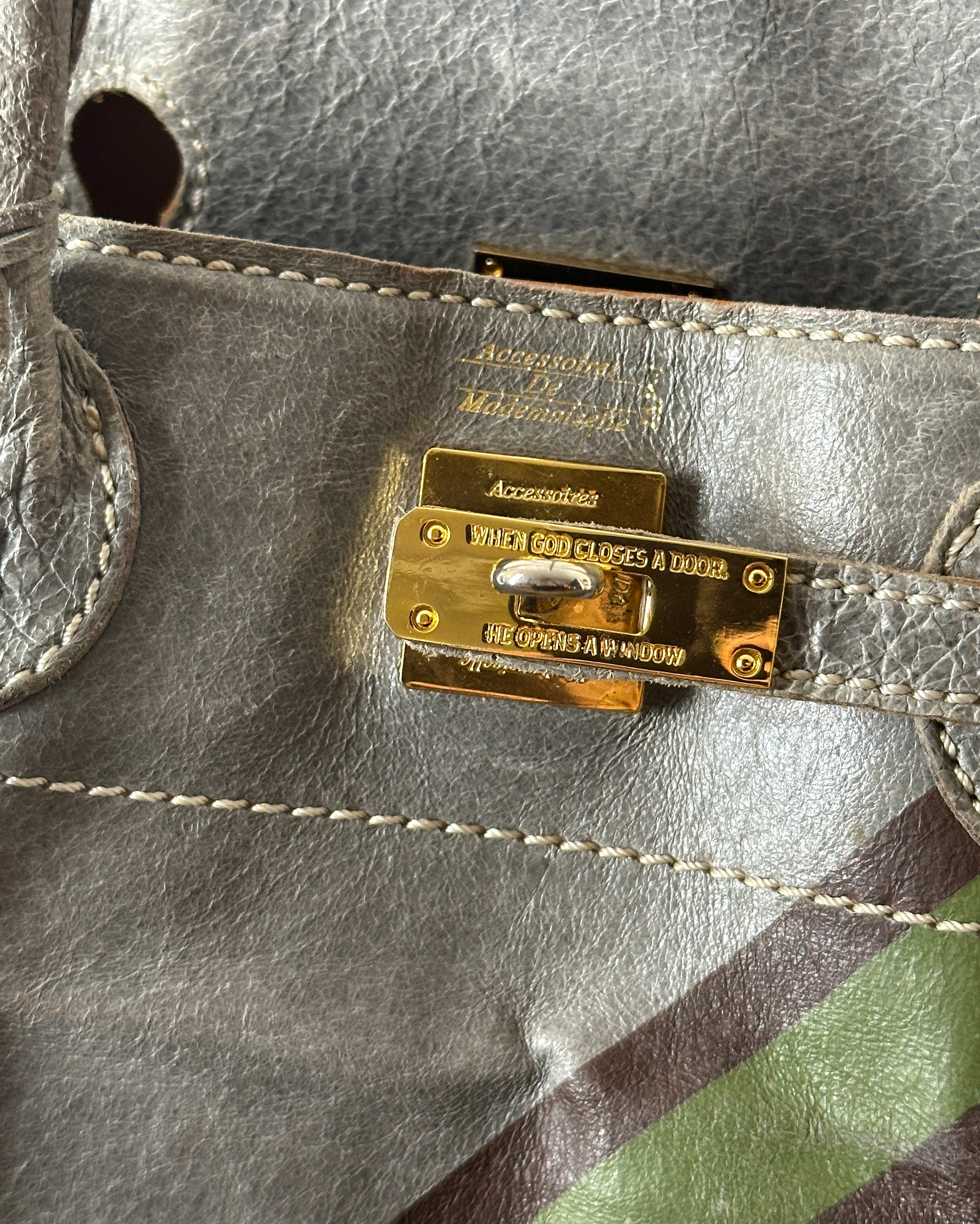 ADMJ Grey Shoulder Bag
